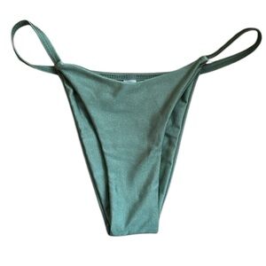 New no tag Zaful Juniors triangle style Bikini Bottom Swimsuit Color Green 4